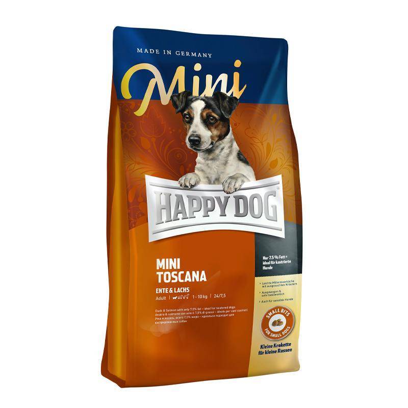 HAPPY DOG Trockenfutter MINI TOSCANA für kleine Hunde