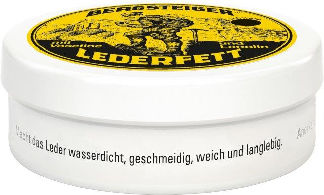 EFFAX Lederpflege BERGSTEIGER LEDERFETT SCHWARZ für Glattleder