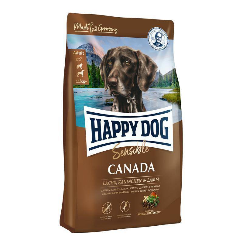 HAPPY DOG Trockenfutter SENSIBLE CANADA für große Hunde