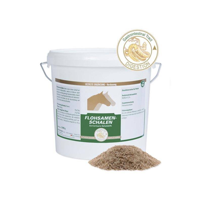 VETRIPHARM Ergänzungsfutter FLOHSAMENSCHALEN für Pferde 2kg