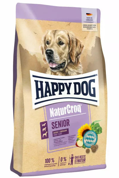 HAPPY DOG NATURCROQ Trockenfutter SENIOR für ältere Hunde