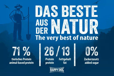 HAPPY DOG NATURCROQ Trockenfutter JUNIOR  für junge Hunde