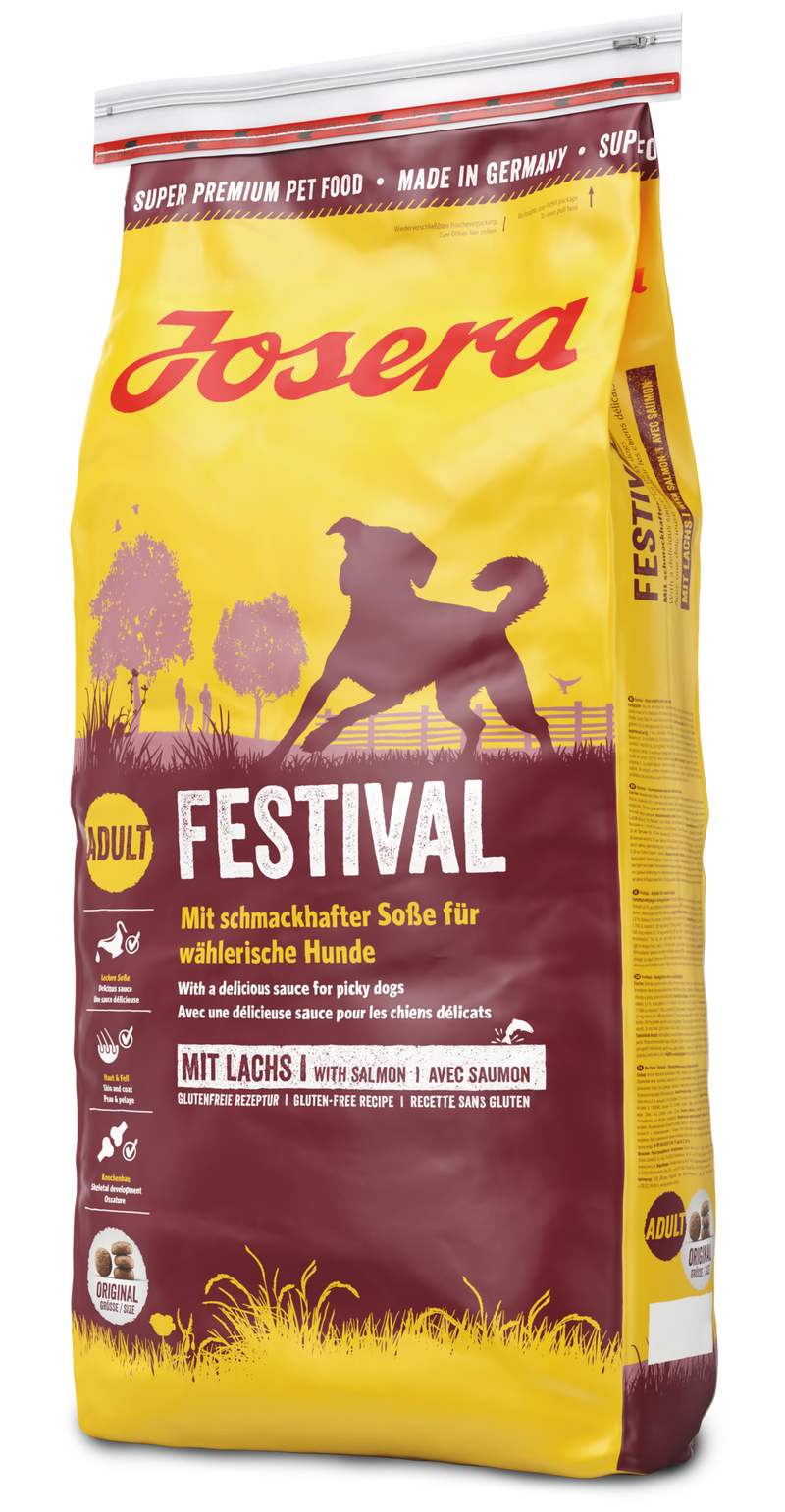 JOSERA Trockenfutter FESTIVAL für Hunde 900g