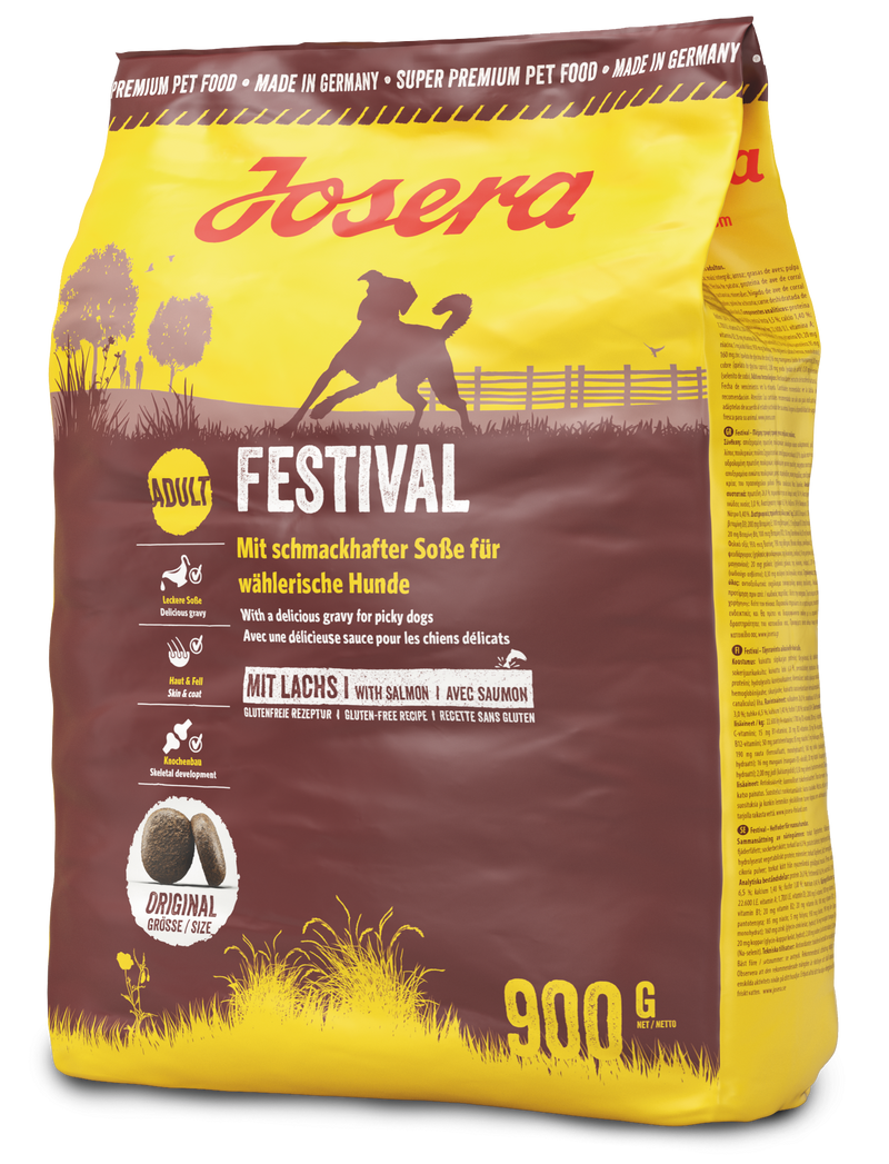 JOSERA Trockenfutter FESTIVAL für Hunde 900g