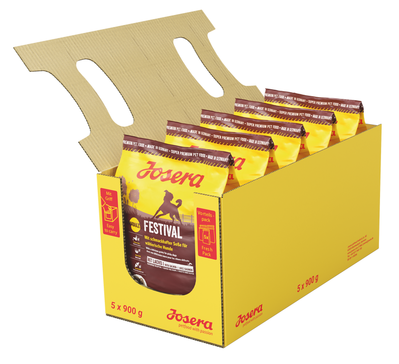 JOSERA Trockenfutter FESTIVAL für Hunde 900g