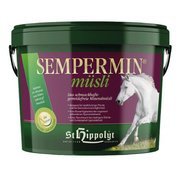 ST.HIPPOLYT Futter SEMPER MIN MÜSLI für Pferde