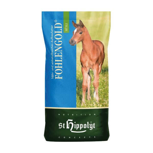 ST.HIPPOLYT Futter FOHLENGOLD MÜSLI für Jungpferde