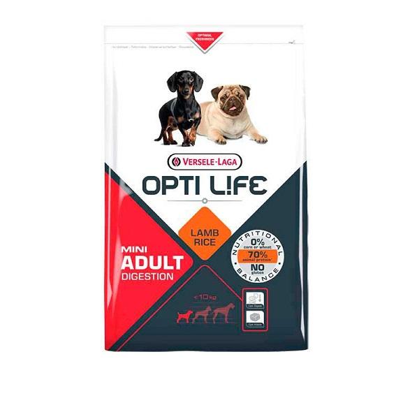 OPTI LIFE Trockenfutter ADULT DIGESTION MINI für kleine Hunde