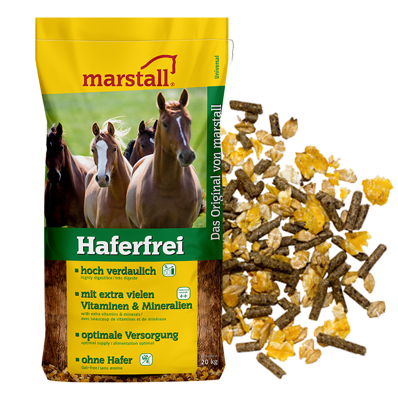 MARSTALL Futter HAFERFREI für Pferde