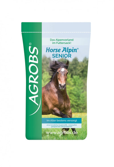 AGROBS Futter HORSE ALPIN SENIOR für Pferde