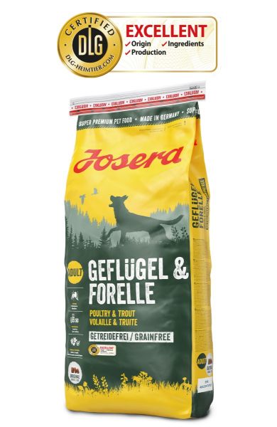 JOSERA Trockenfutter GEFLÜGEL & FORELLE für Hunde