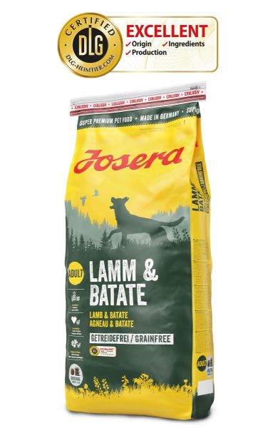 JOSERA Trockenfutter LAMM & BATATE für Hunde