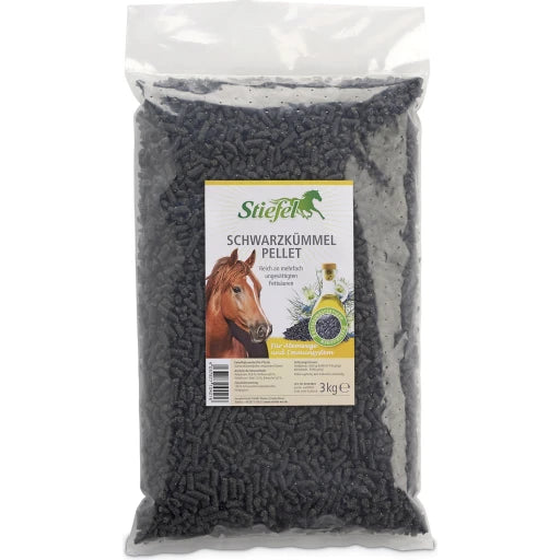 STIEFEL Ergänzungsfutter SCHWARZKÜMMEL PELLET für Pferde 3kg