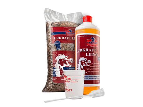 URKRAFT-Wundertüte Einsteigerpaket Granulat (Leinkuchen & Leinöl)