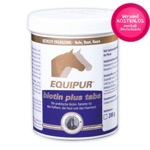 EQUIPUR Ergänzungsfutter BIOTIN PLUS TABS für Pferde